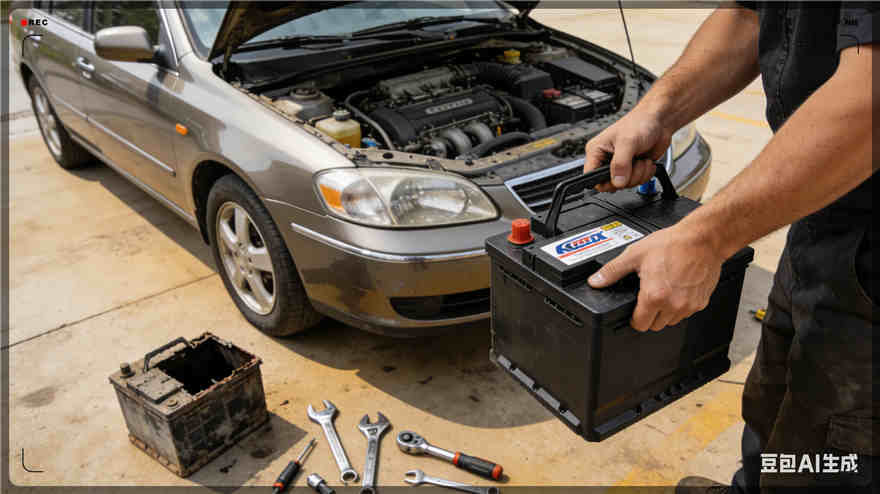 科左中旗汽车换电瓶电话【案例】